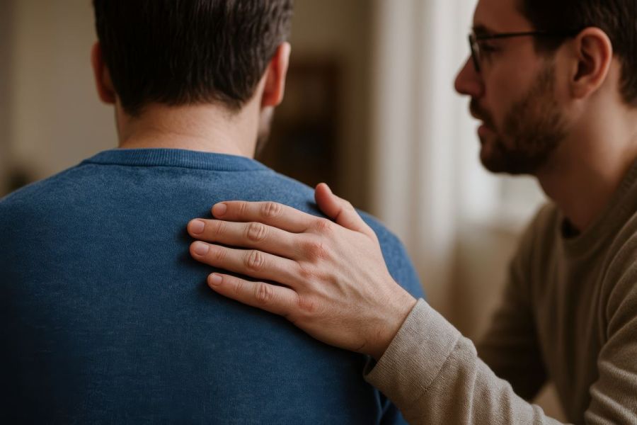 consolar en el duelo